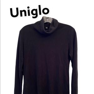 Uniglo Long Sleeve Pullover Turtleneck Sweater Black M